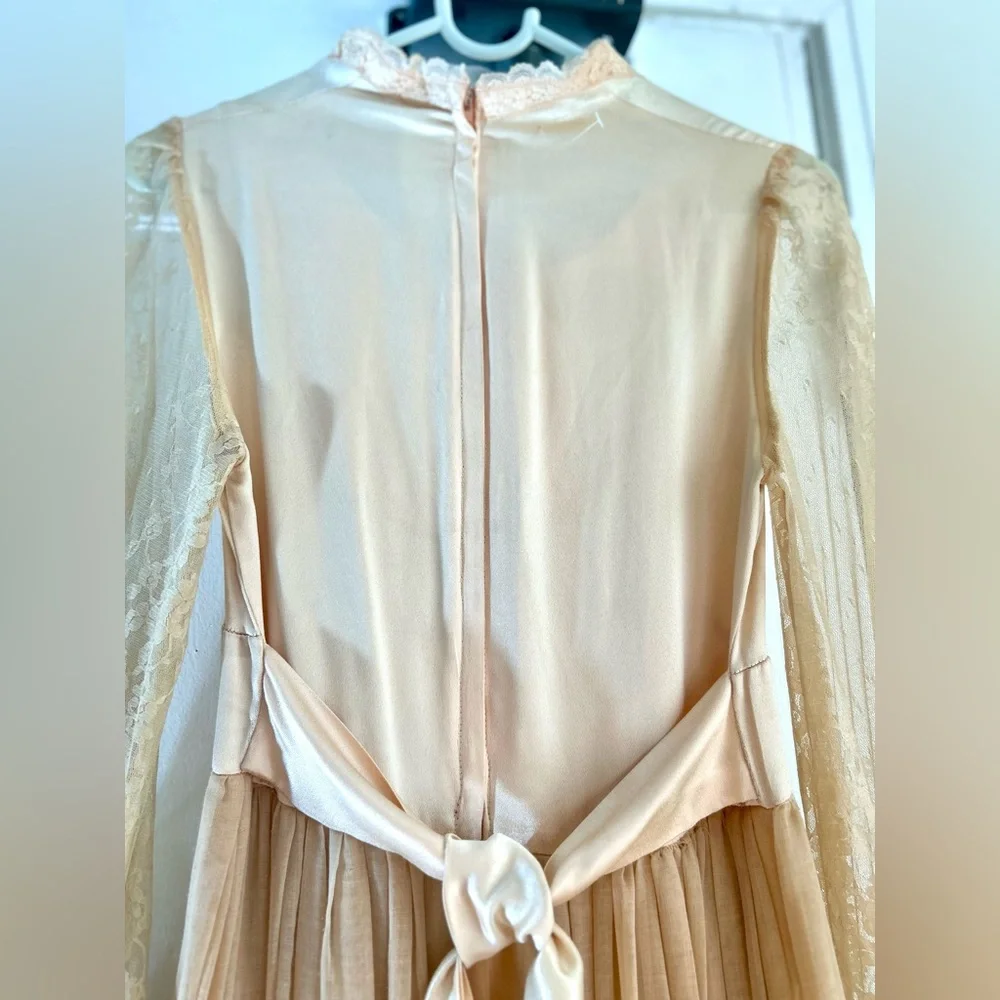 Vintage Gunne Sax by Jessica San Francisco Prairie Maxi Dress Size 7 - Picture 8 of 17
